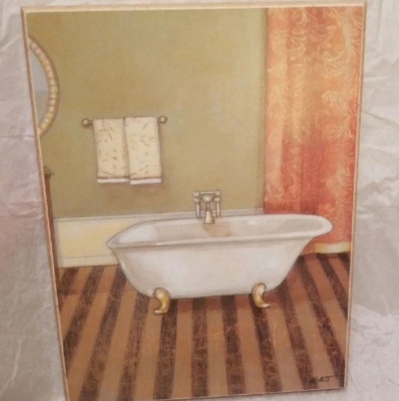 Wall Art Bathroom Wall Decor Poshmark